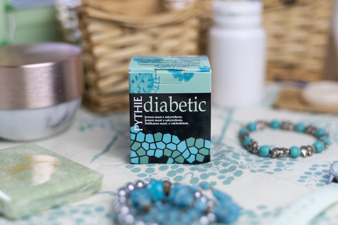 Pythie diabetic – jemná mast s rakytníkem - Péče o pokožku těla Krémy